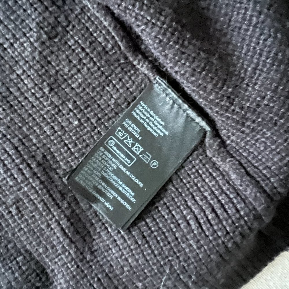Like NEW H&M Black Long Cardigan Sz M - Picture 3 of 5